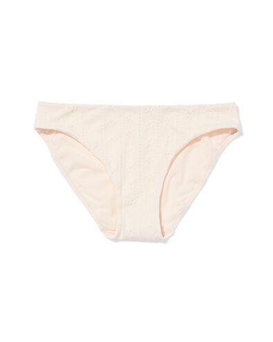 damesbikinibroekje Mila broderie  creme creme - 22360170CREAM - HEMA