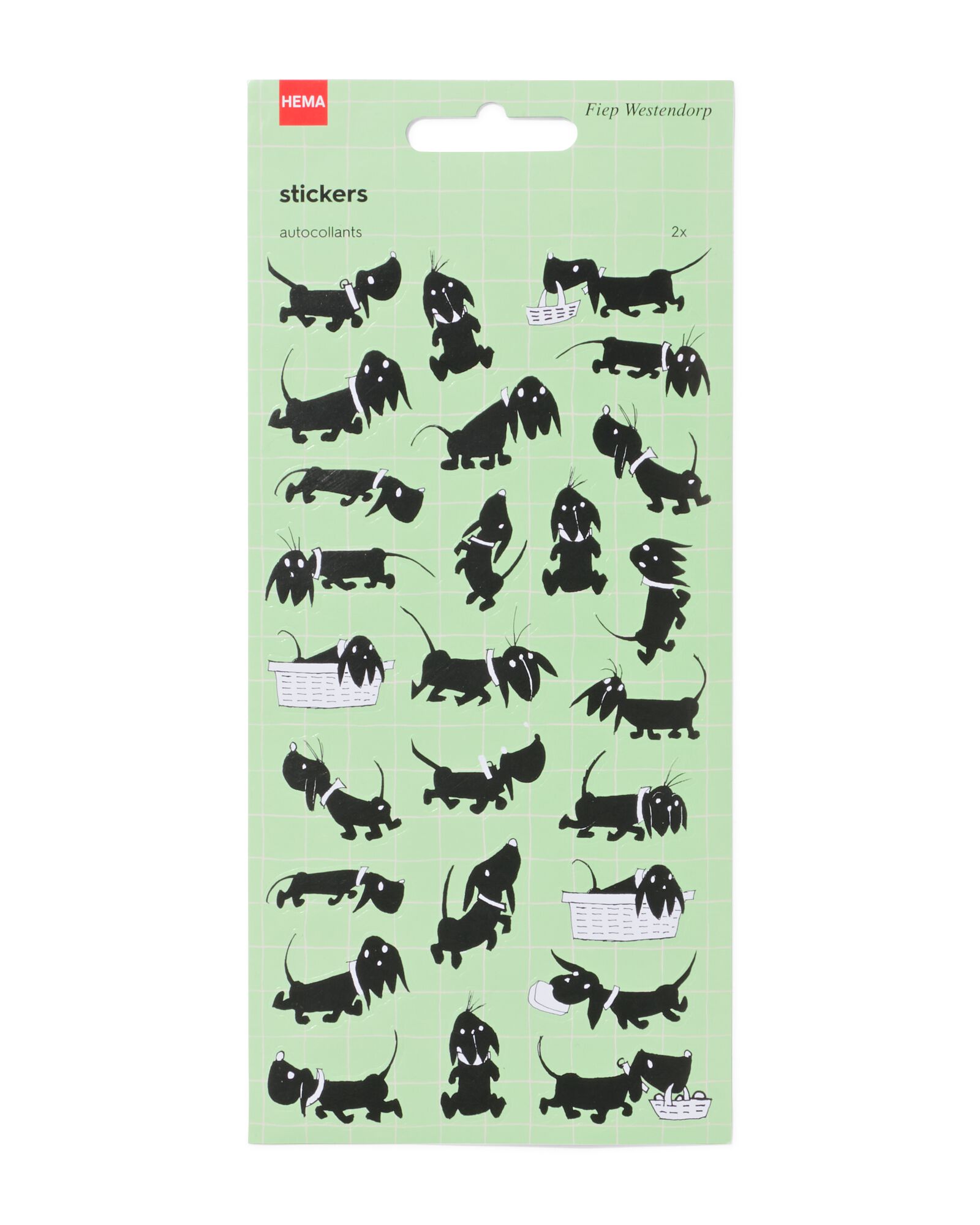 Takkie en Siepie stickervellen - 2 stuks - 15900557 - HEMA