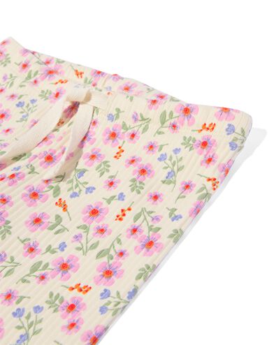 Babyleggings mit Ripp Blumen &ndash; 2 St&uuml;ck rosa - 33085360PINK - HEMA