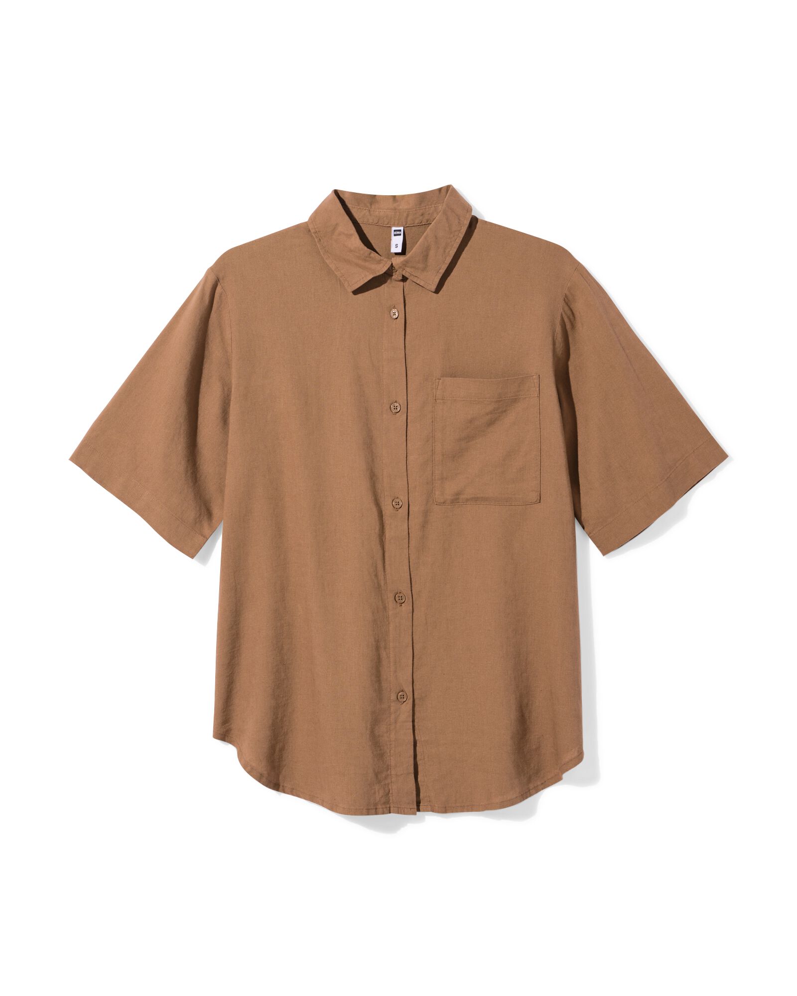 damesblouse Lizzy bruin bruin - 36211510BROWN - HEMA