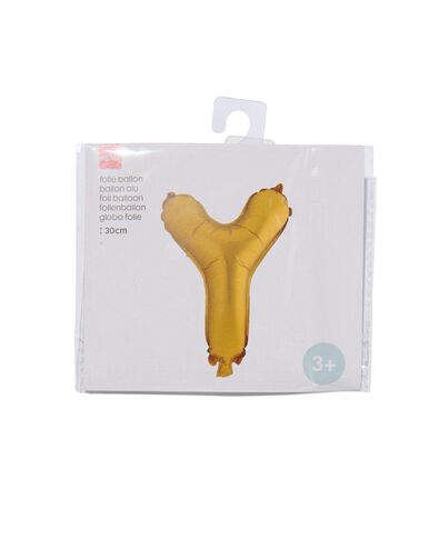 ballon alu Y dor&eacute; Y - 14200263 - HEMA