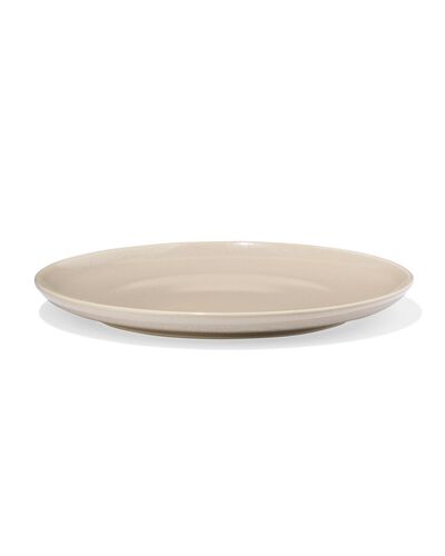 assiette ronde &Oslash; 26 cm PUUR gla&ccedil;ure r&eacute;active beige - 9650172 - HEMA