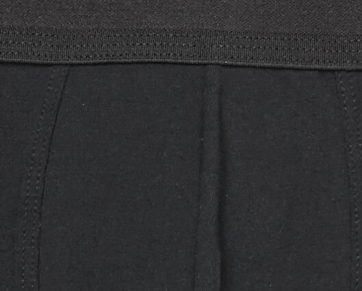 2 boxers homme modèle court coton real lasting noir XL - 19175214 - HEMA
