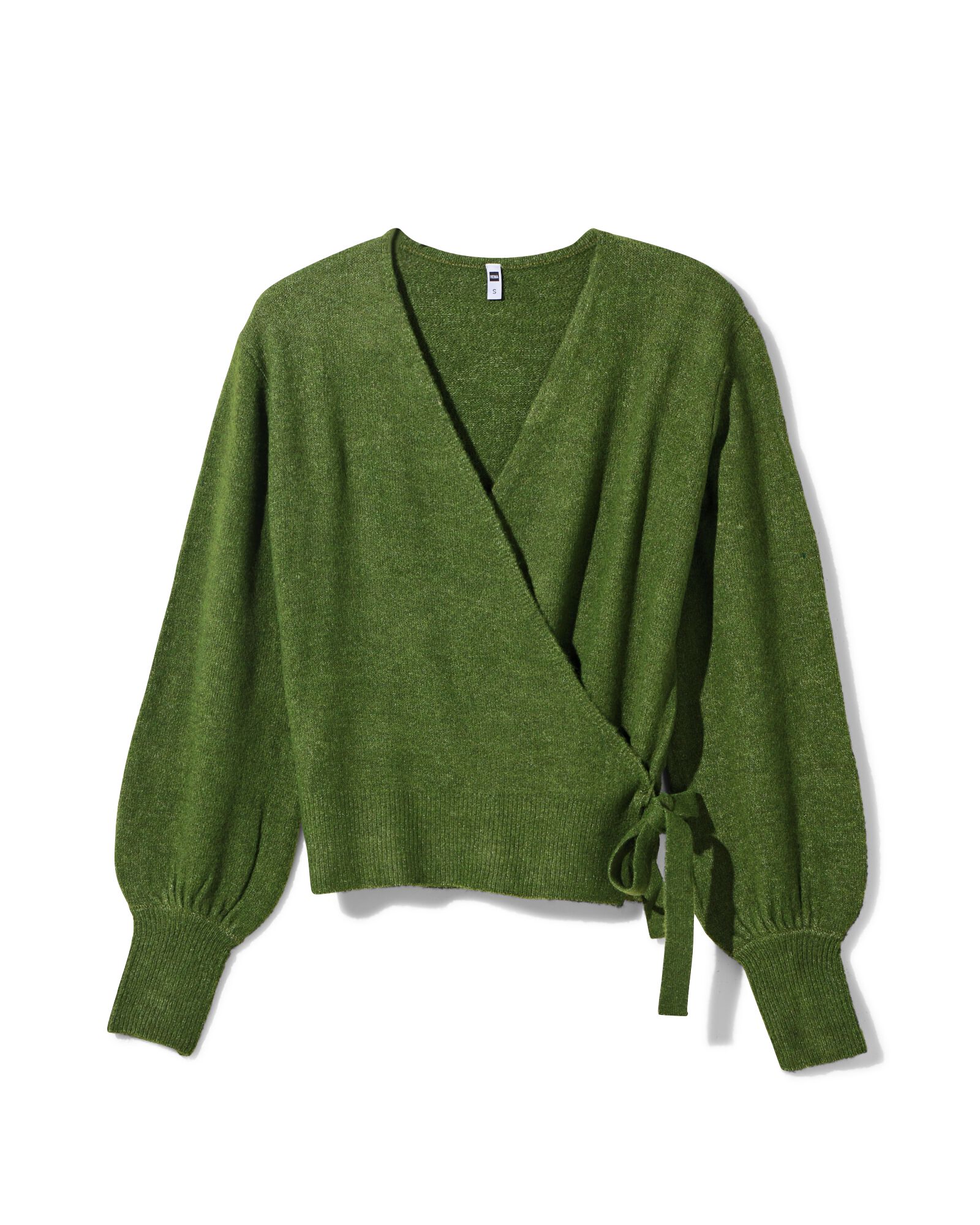 gilet cache-coeur femme Lana vert fonc&eacute; - 36277560DARKGREEN - HEMA