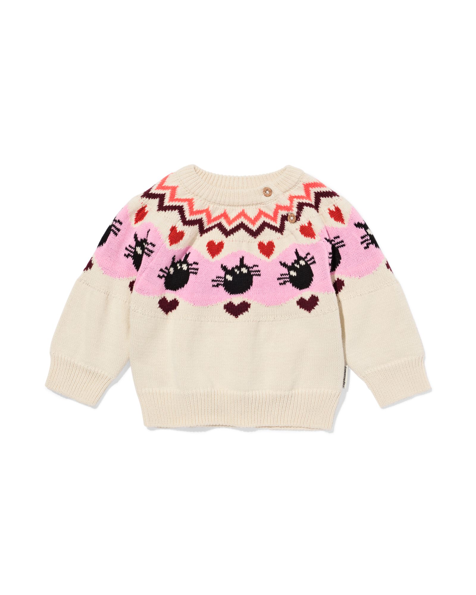 Siepie Babypullover ecru ecru - 33049970ECRU - HEMA