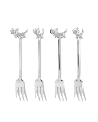 fourchettes &agrave; g&acirc;teau Takkie et Siepie - 4 pi&egrave;ces - 14250418 - HEMA