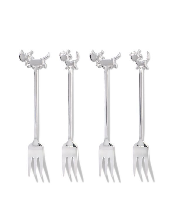 fourchettes &agrave; g&acirc;teau Takkie et Siepie - 4 pi&egrave;ces - 14250418 - HEMA