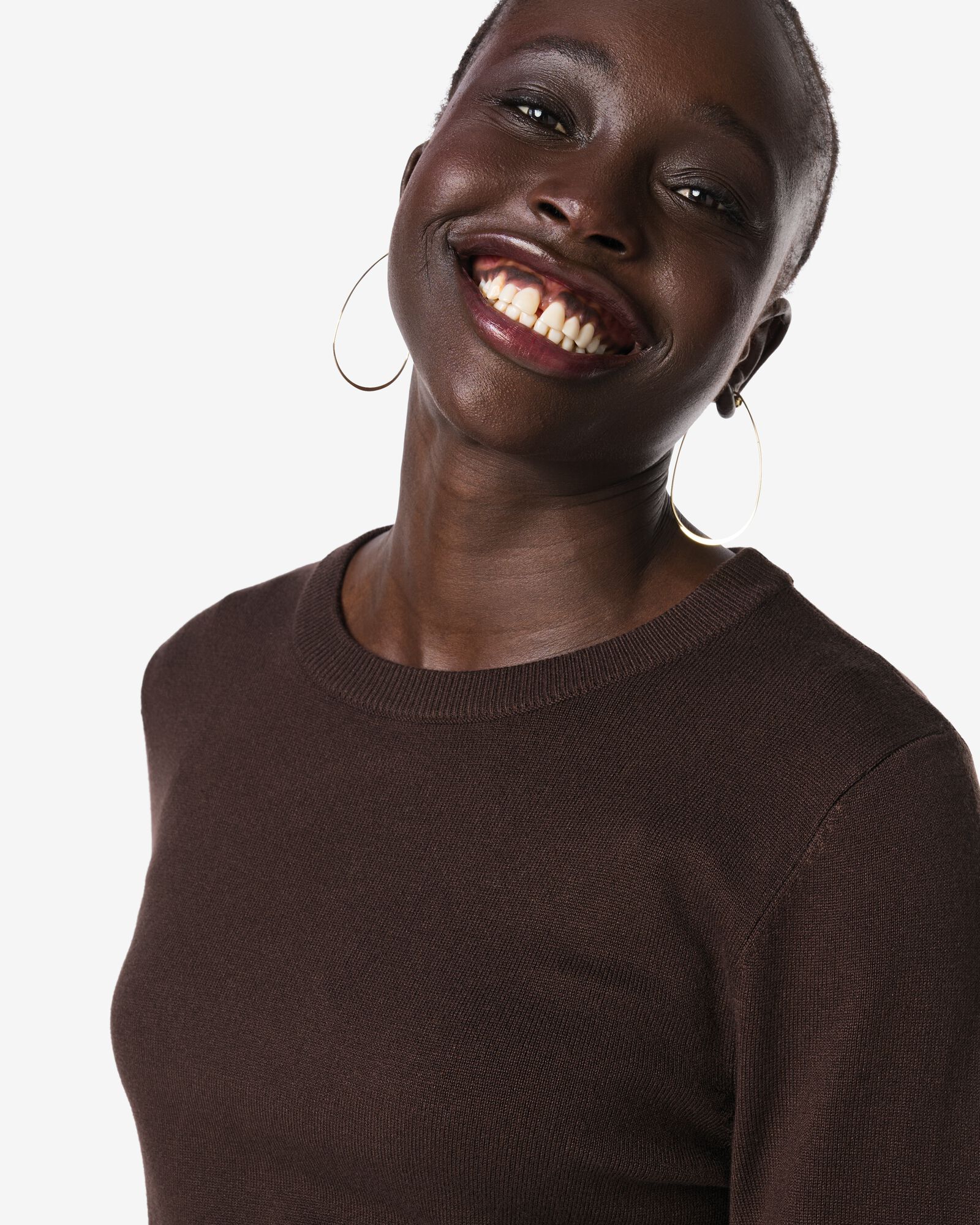 Damenpullover Lila, Feinstrick braun braun - 36207170BROWN - HEMA