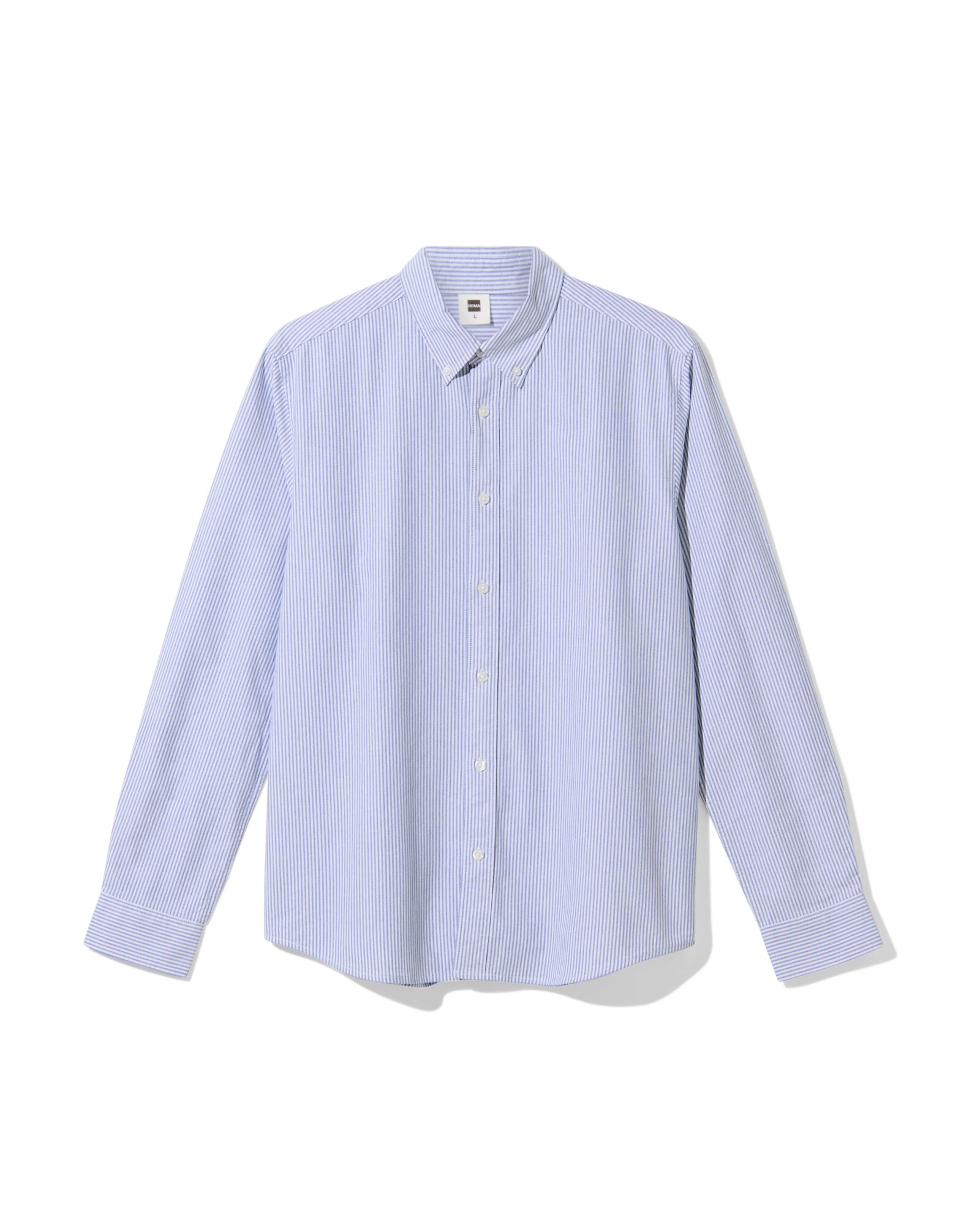 herenoverhemd Scott blauw blauw - 2103280BLUE - HEMA