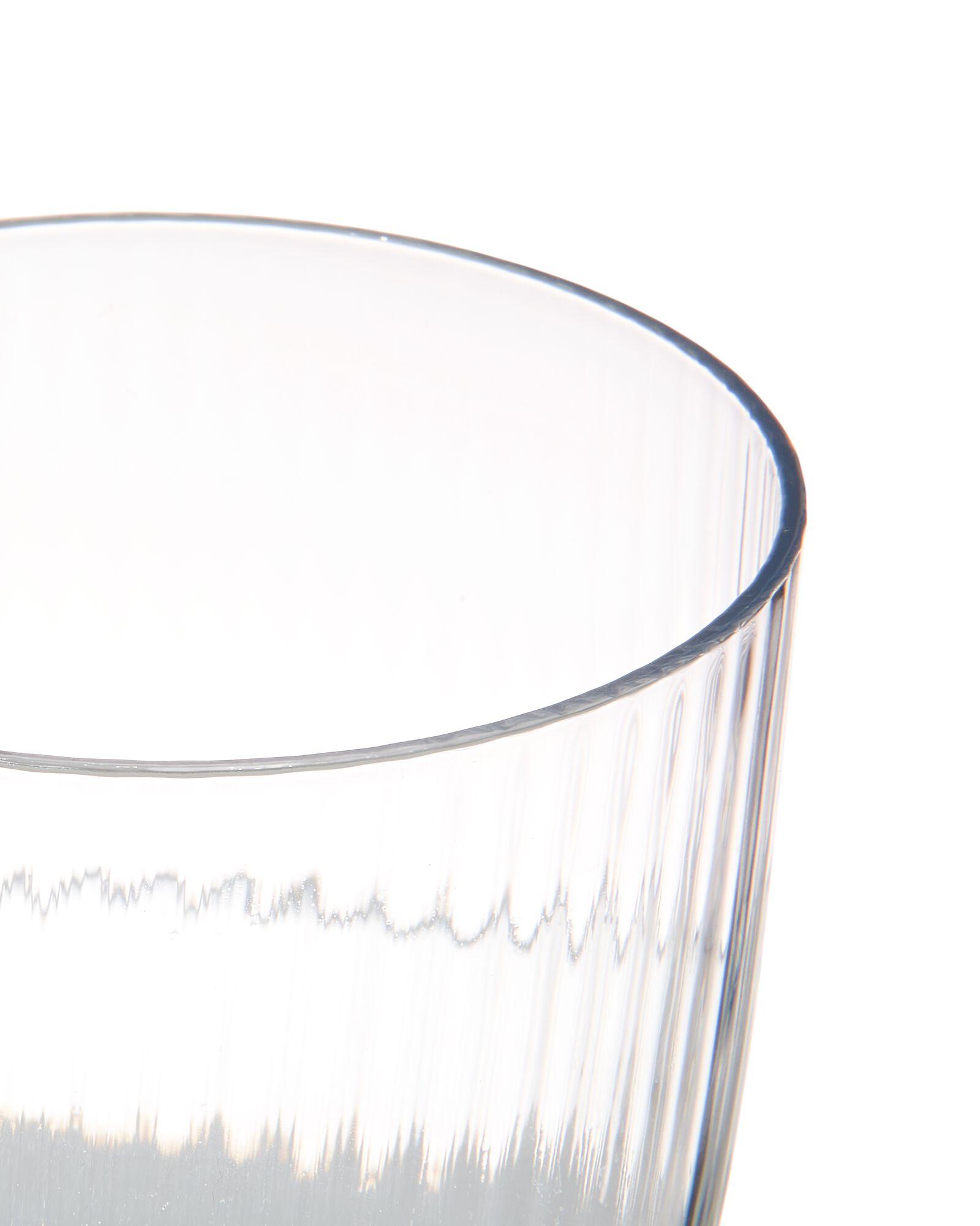 Wasserglas Bergen, Streifenrelief, 270 ml - 9401050 - HEMA