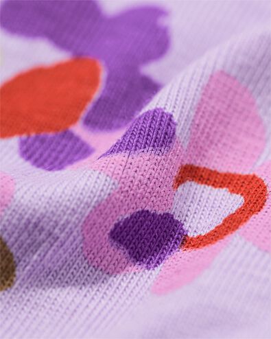 body extensible fleurs violet violet - 33300550PURPLE - HEMA