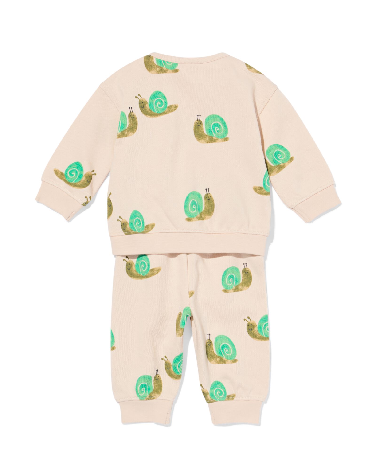 Newborn-Bekleidungsset, bequeme Passform, aus Jersey mit Tieren ecru ecru - 33445420ECRU - HEMA