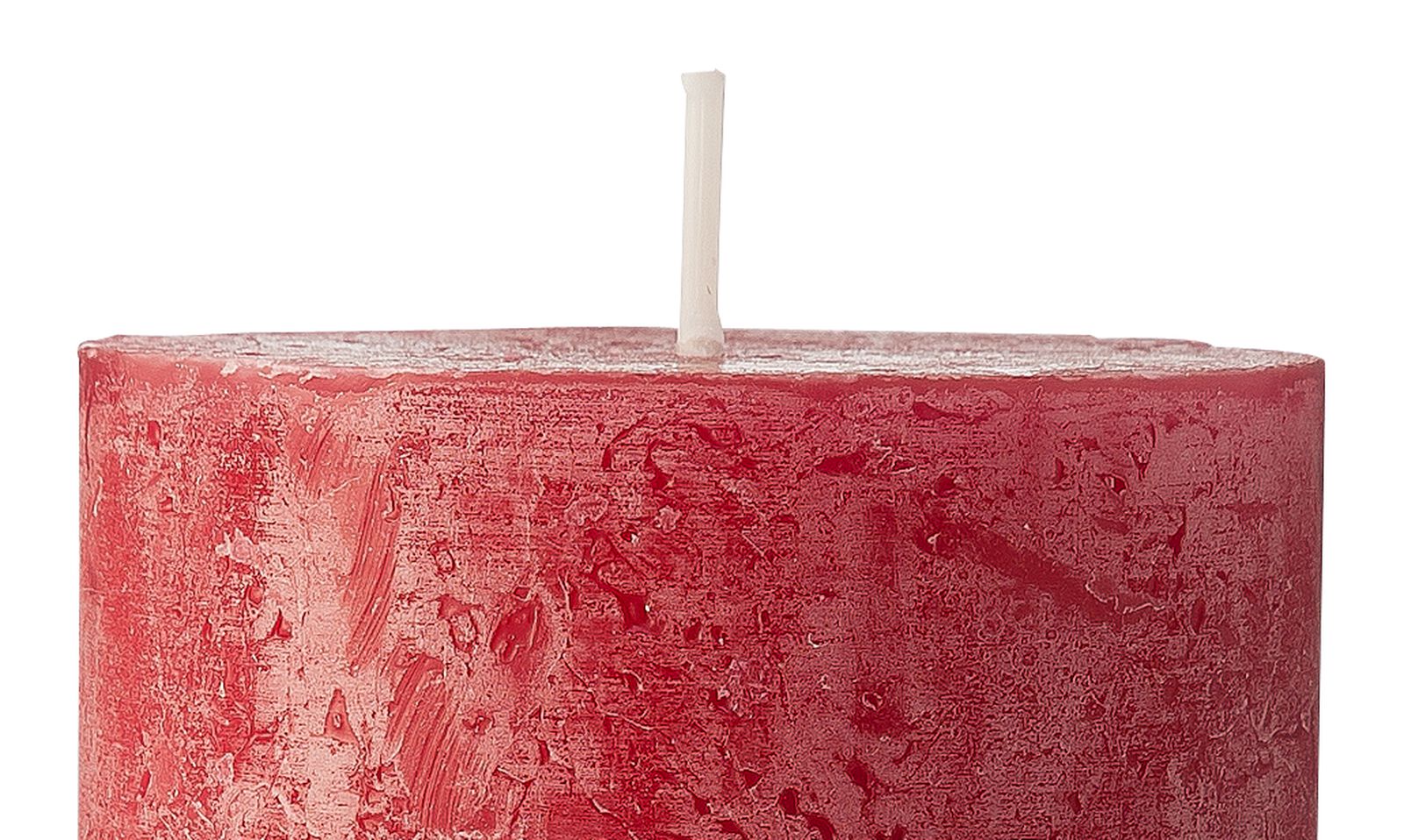 bougie rustique - 19x7 cm - rouge fonc&eacute; rouge fonc&eacute; 7 x 19 - 13503265 - HEMA