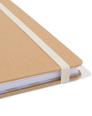 carnet A5 lignes kraft - 14120127 - HEMA