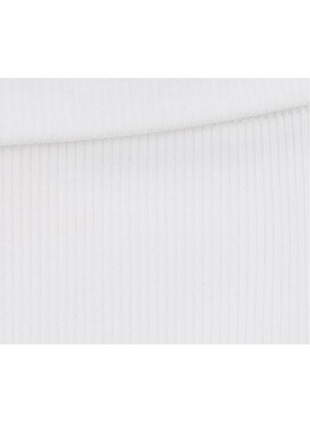 pantalon bambou stretch pour nouveau-né-prématuré blanc blanc - 1000013404 - HEMA
