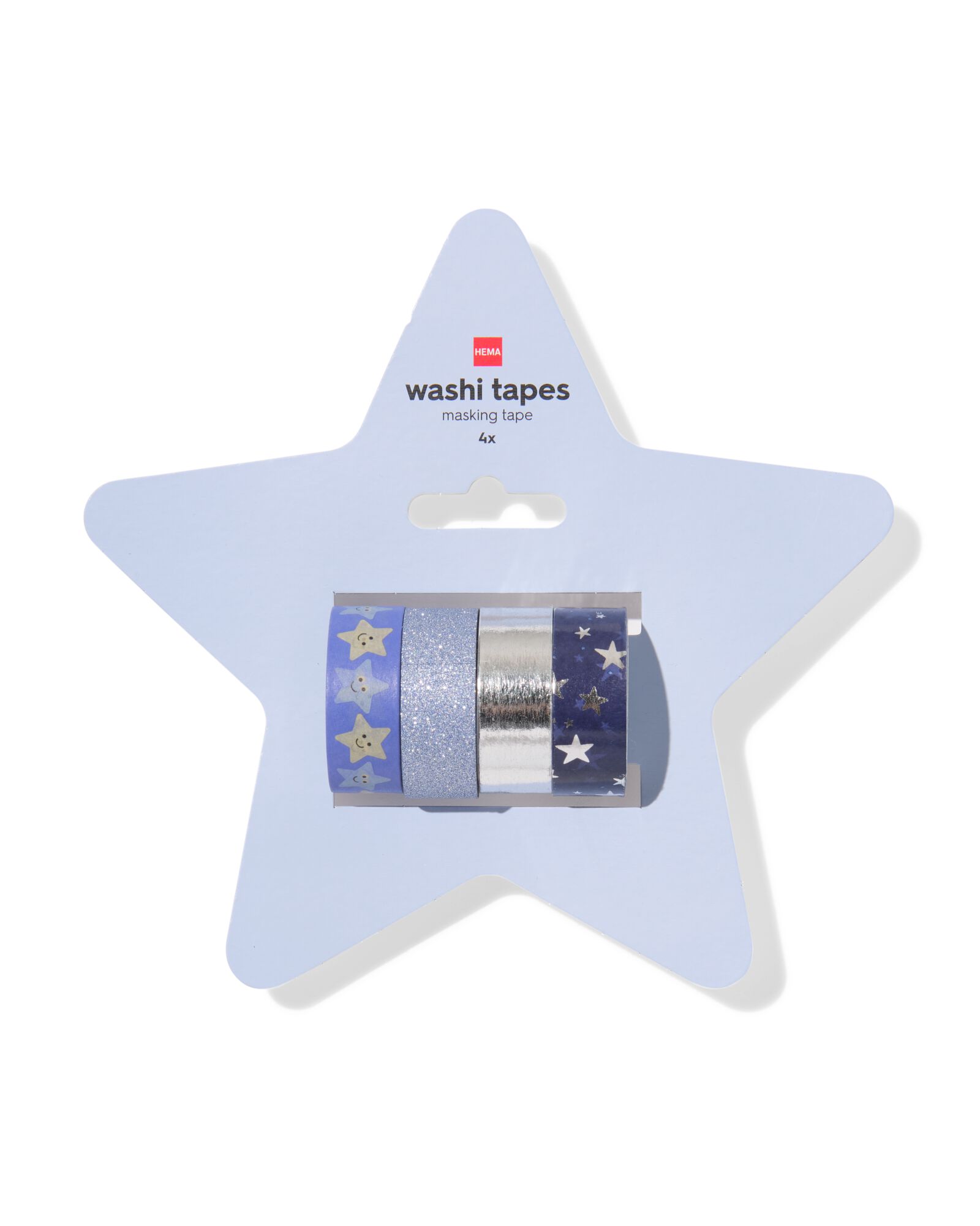 washitapes sterren - 4 stuks - 14100382 - HEMA