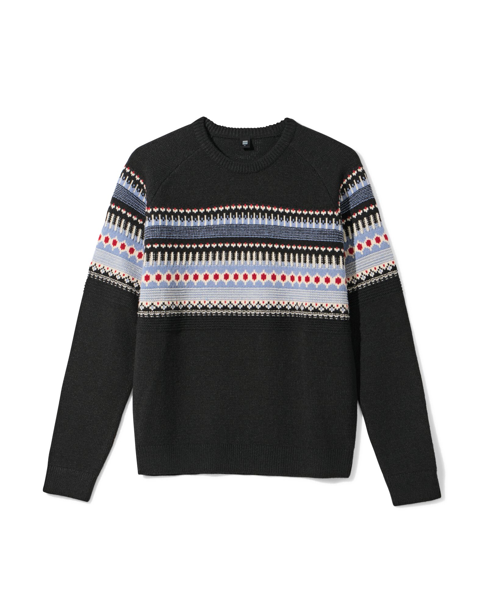 pull homme Mads Nordic bleu fonc&eacute; bleu fonc&eacute; - 2100040DARKBLUE - HEMA
