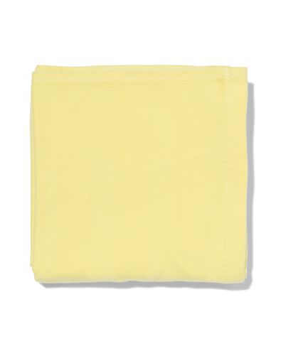 torchon 65 x 65 cm coton jaune - 5440016 - HEMA