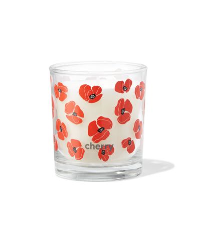 bougie parfum&eacute;e en verre ⌀7x8cm fleur de cerisier - 13507574 - HEMA