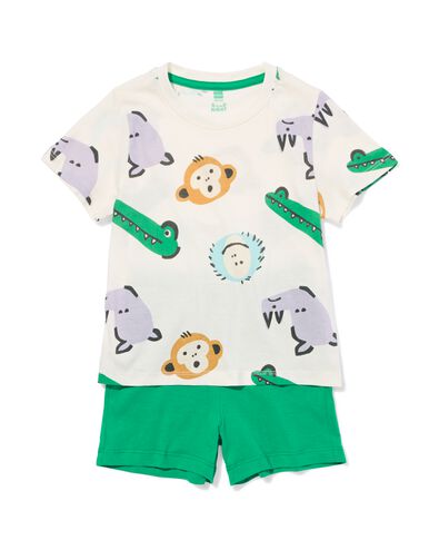 kindershortama jungle  felgroen - 23020980BRIGHTGREEN - HEMA