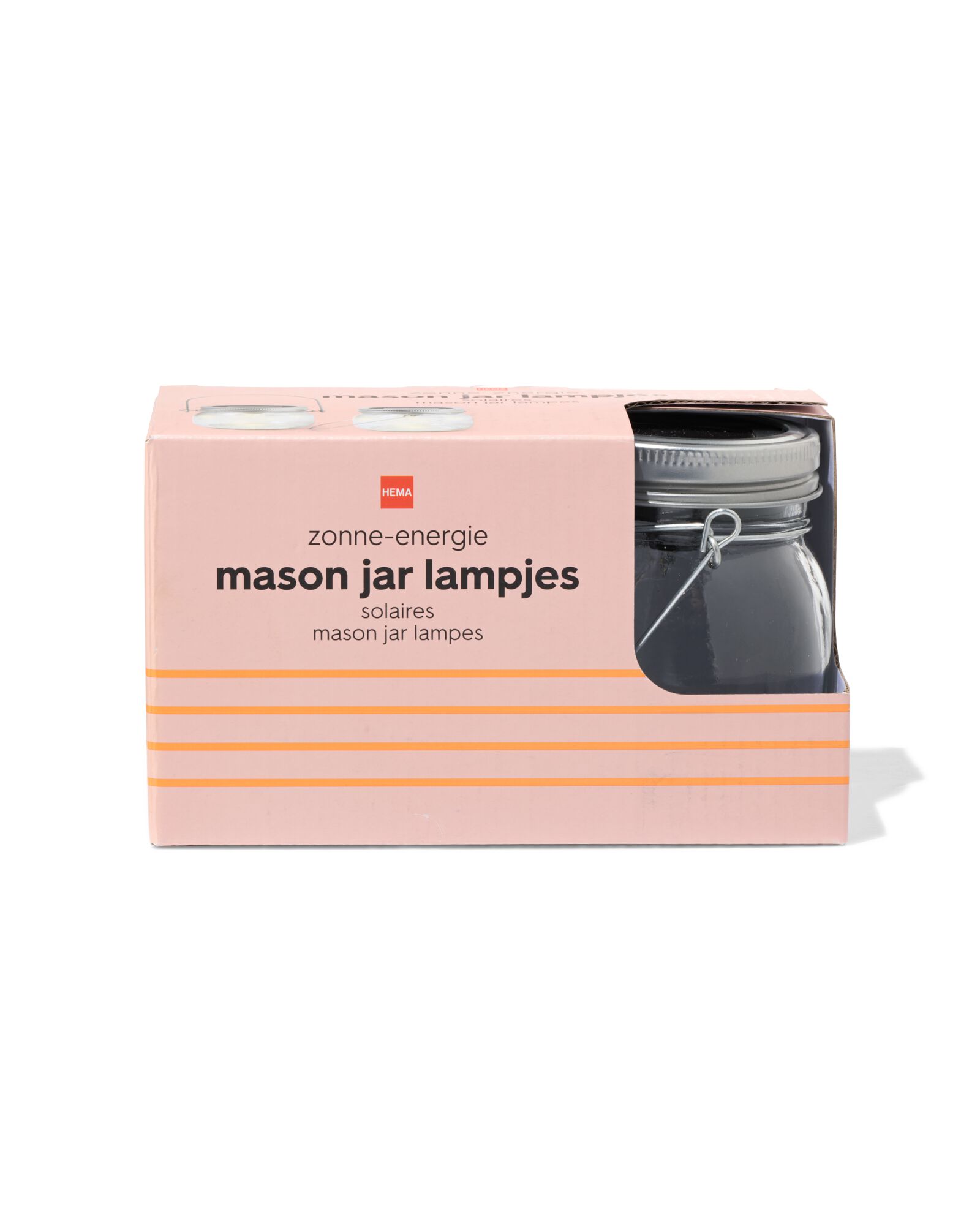 &eacute;clairage solaire de jardin 10x17x10cm - 2 pi&egrave;ces - 41800151 - HEMA