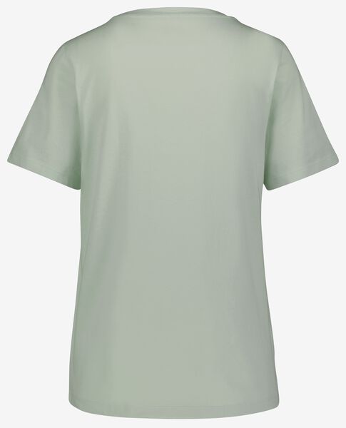 t-shirt femme Alara sunrays vert clair - 1000027674 - HEMA