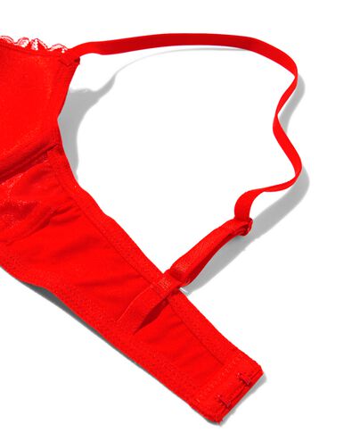 Vorgeformter Spitzen-BH mit B&uuml;gel rot - 21840210RED - HEMA