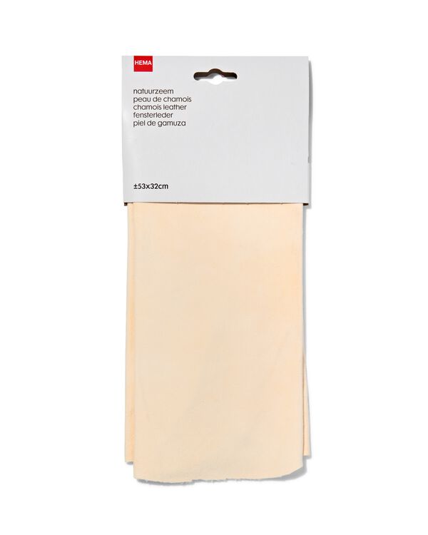 peau de chamois naturelle 53x32 - 20510037 - HEMA