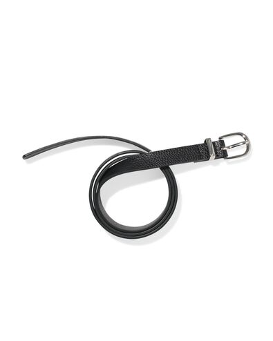 Dameng&uuml;rtel mit Struktur in Schwarz schwarz schwarz - 16360100BLACK - HEMA