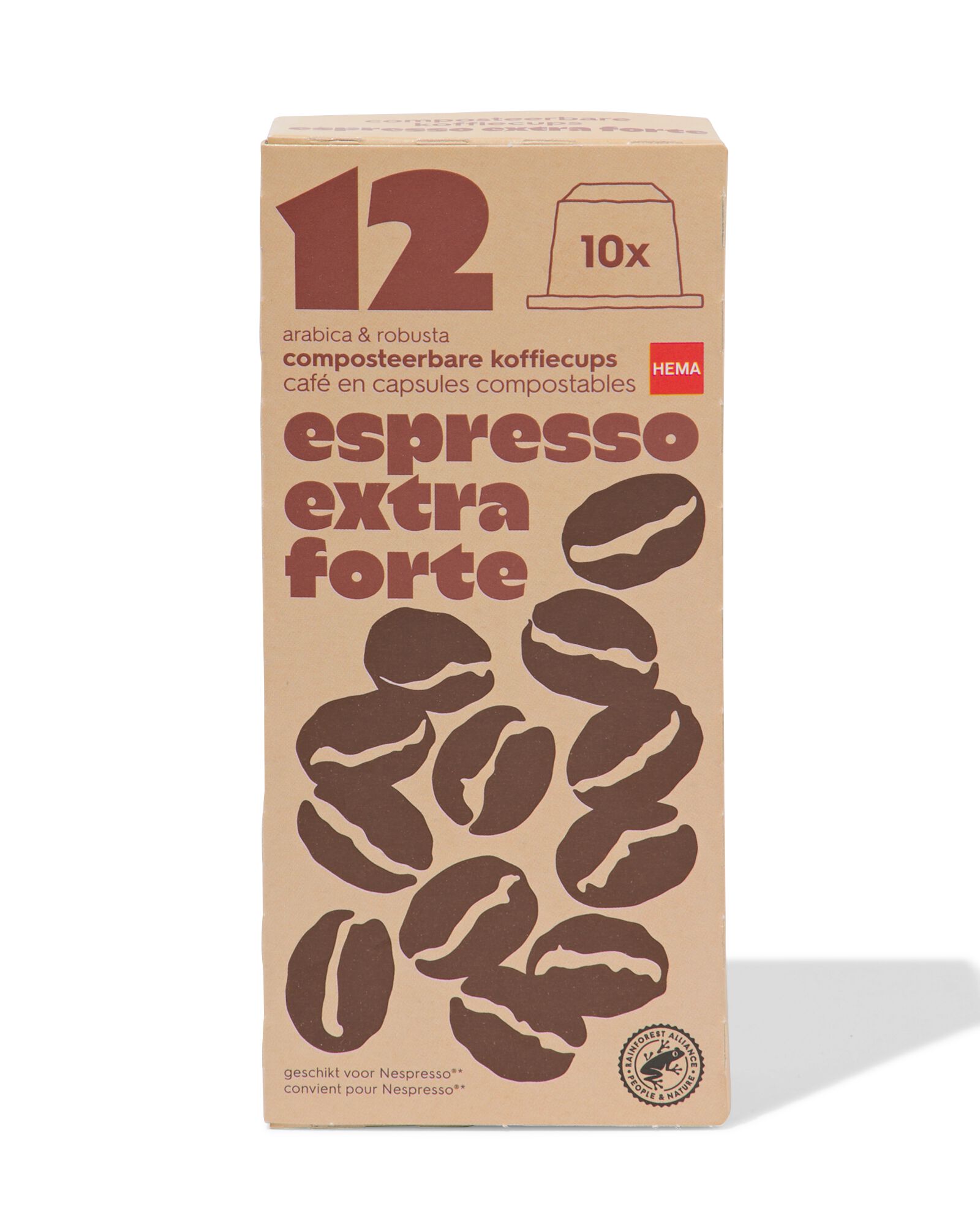 Kompostierbare Kaffeekapseln extra forte &ndash; 10 St&uuml;ck - 17180042 - HEMA