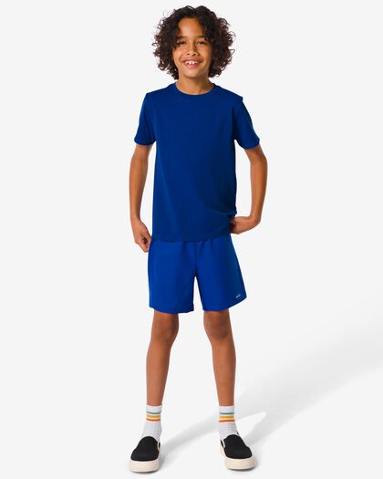 Kinder-Sporthose, kurz knallblau knallblau - 36090378BRIGHTBLUE - HEMA
