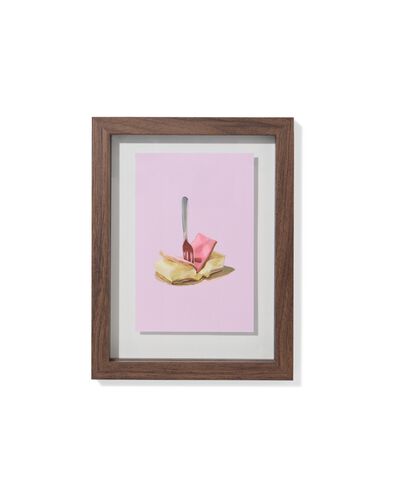 fotolijst 10x15cm hout zwevend - 13626064 - HEMA