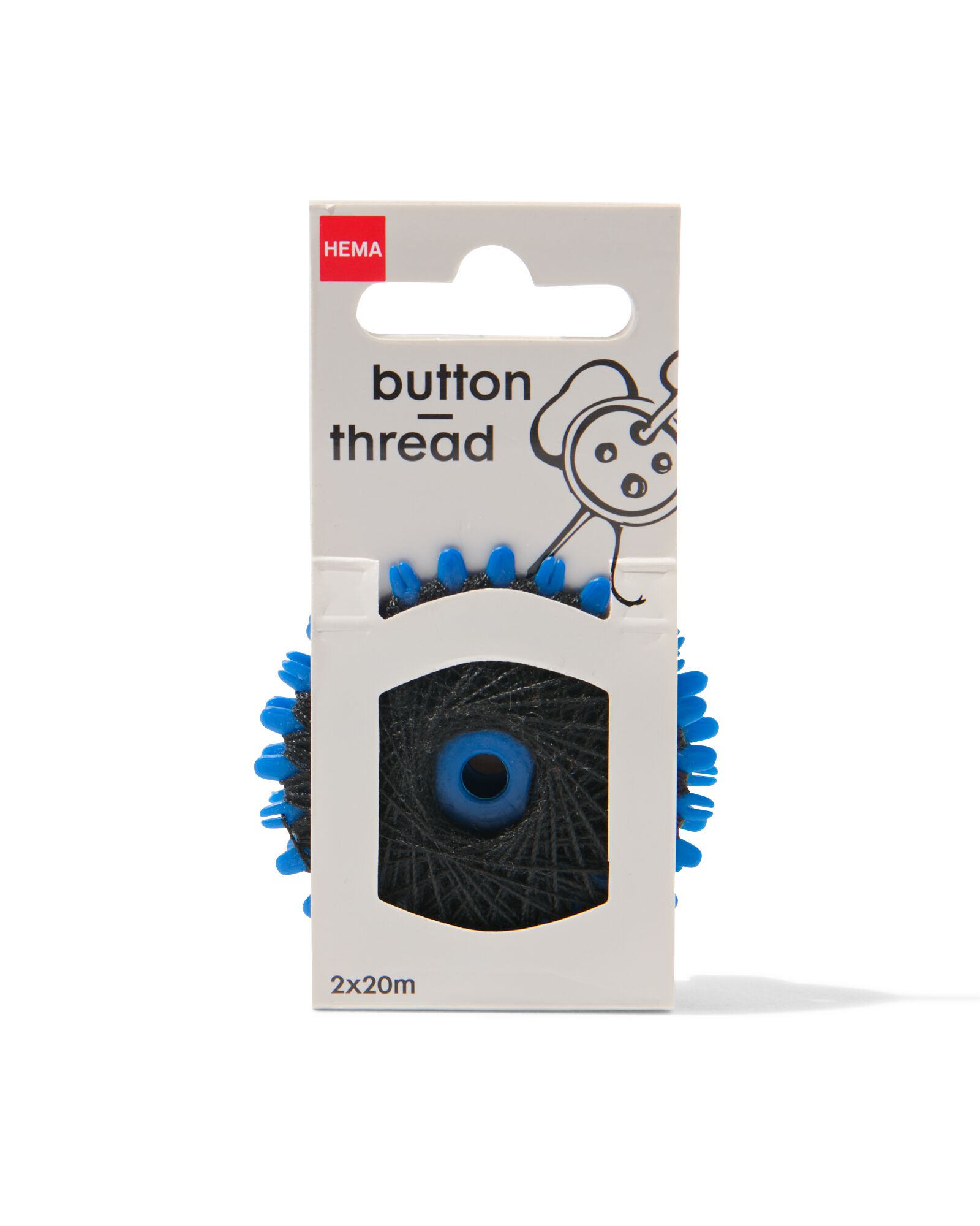 2 fils glac&eacute;s 20m noir - 1462057 - HEMA
