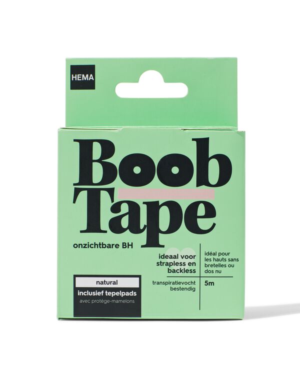 boobtape beige 5m inclusief tepelpads - 11550100 - HEMA