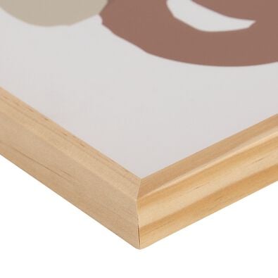 fotokader 15x20cm notenkleur massief hout 15 x 20 hout - 13622010 - HEMA