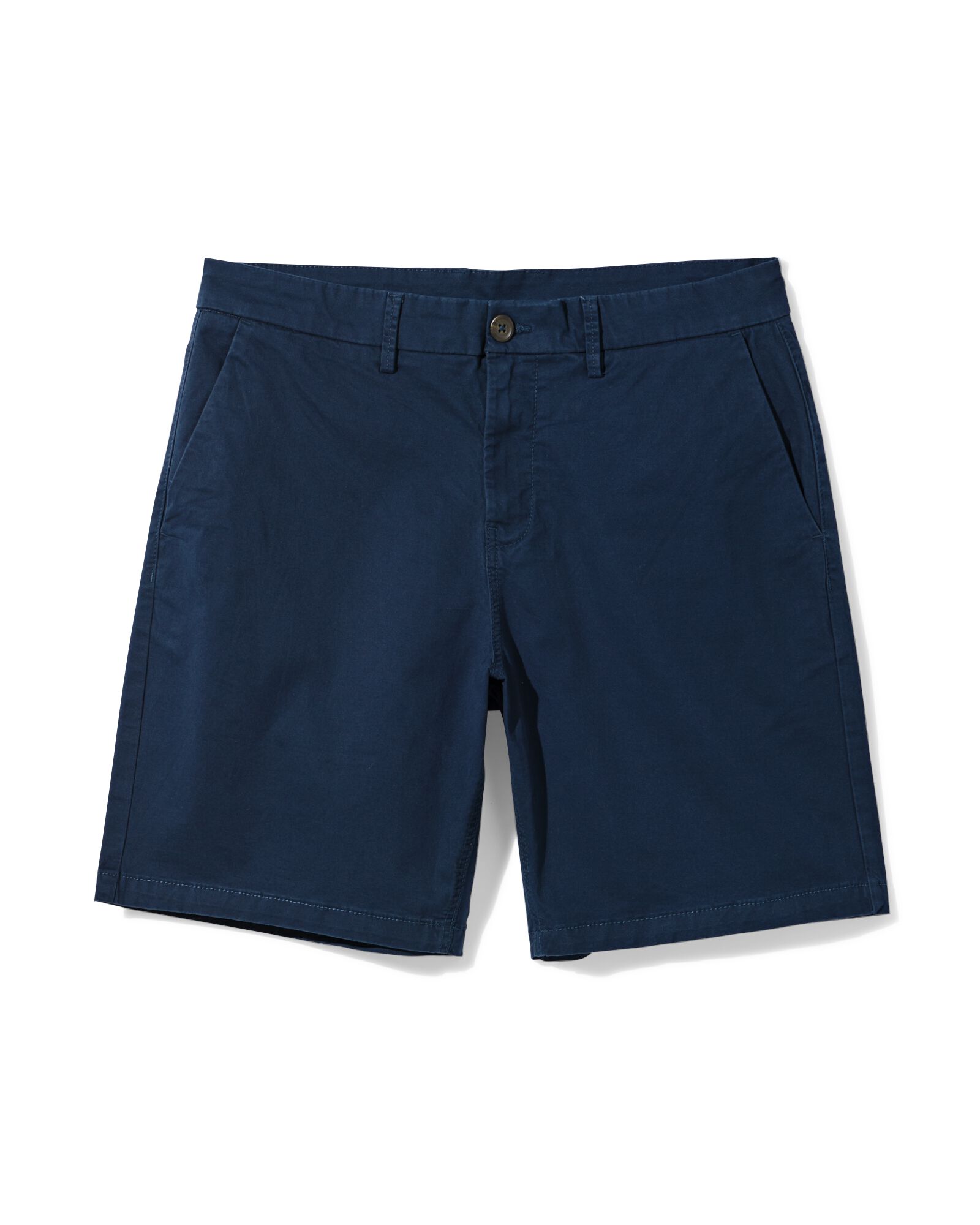 herenshort Charly regular fit chino donkerblauw donkerblauw - 2140930DARKBLUE - HEMA