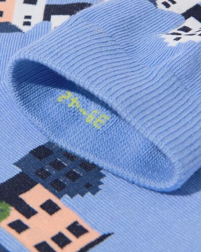 Socken f&uuml;r Erwachsene &bdquo;Happy Home&ldquo;  blau blau - 4124120BLUE - HEMA