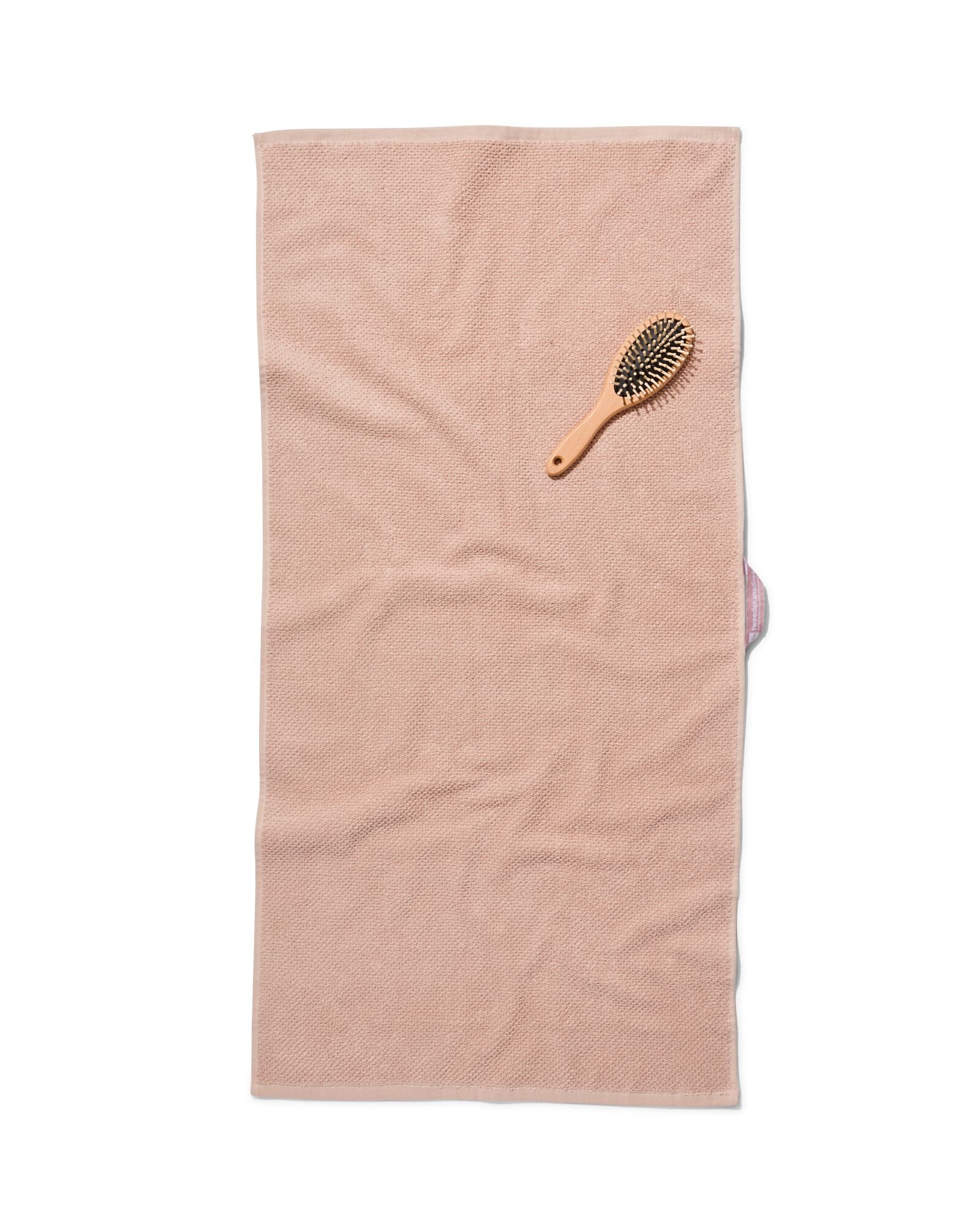 serviette de bain 2ème vie coton recyclé rose clair - 1000031878 - HEMA