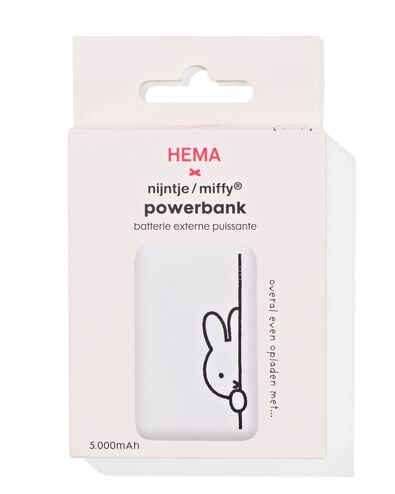 Powerbank Miffy, 5000&nbsp;mAh - 39570016 - HEMA