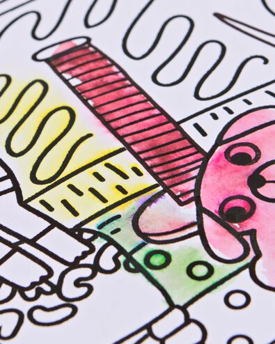 livre de coloriage avec pinceau animaux de compagnie - 15900422 - HEMA