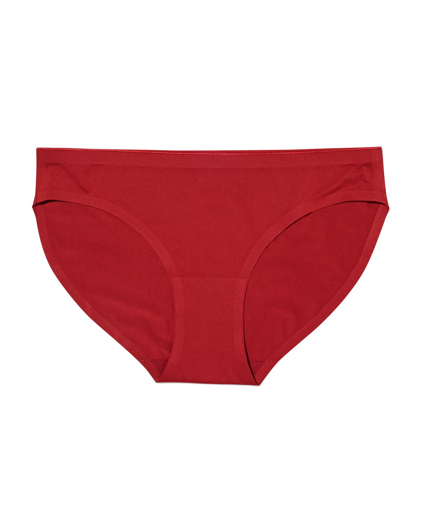 slip femme seconde peau microfibre rouge fonc&eacute; - 19641325DARKRED - HEMA