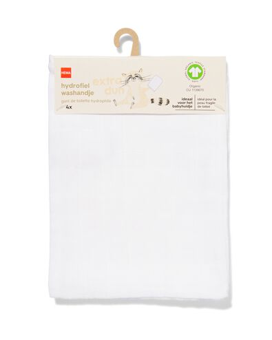 4 gants de toilette hydrophiles - 33346330 - HEMA