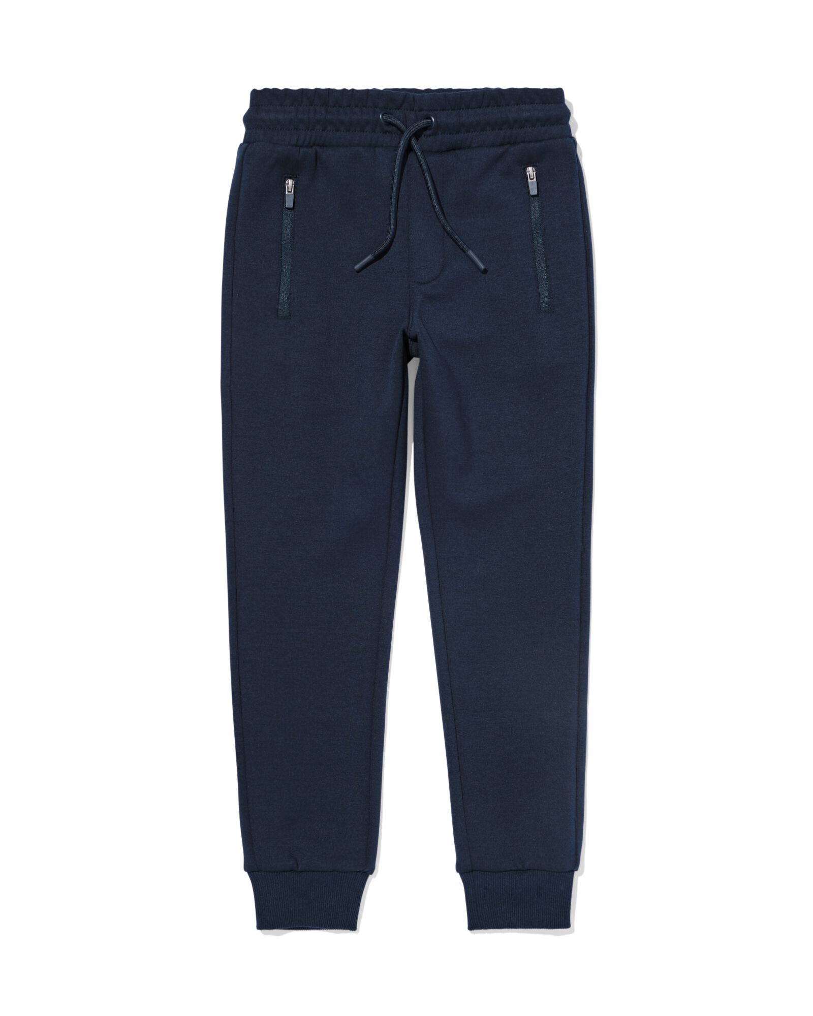 kinderbroek sweatstof donkerblauw donkerblauw - 30704006DARKBLUE - HEMA