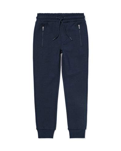 kinderbroek sweatstof donkerblauw donkerblauw - 30704006DARKBLUE - HEMA