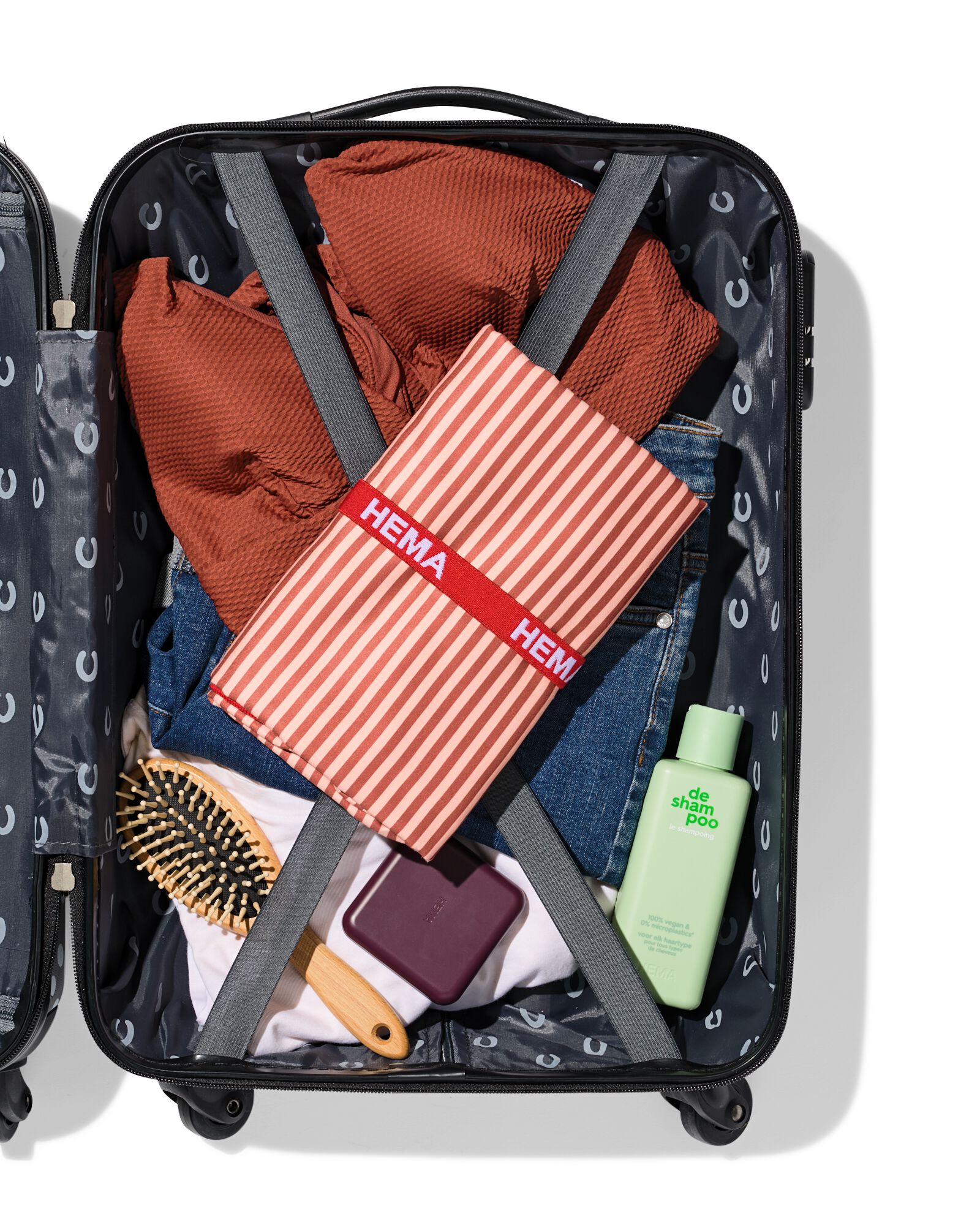 serviette de plage 175x110cm microfibre ray&eacute;e - 5200188 - HEMA