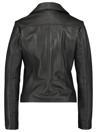veste motard femme - cuir noir - 1000017061 - HEMA
