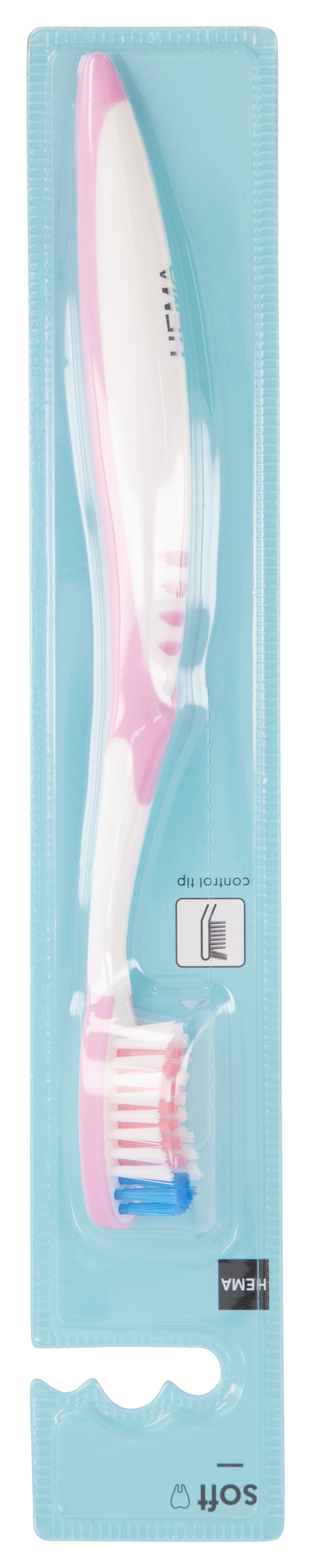 brosse &agrave; dents avec pointe de contr&ocirc;le - soft - 11141031 - HEMA