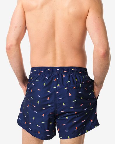 Herren-Badehose, Boote dunkelblau - 22120110DARKBLUE - HEMA