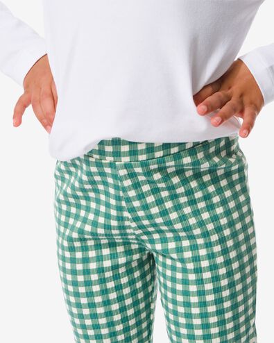 pantalon enfant côtelé évasé vert vert - 30860317GREEN - HEMA