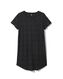 chemise de nuit femme micro noir M - 23400335 - HEMA